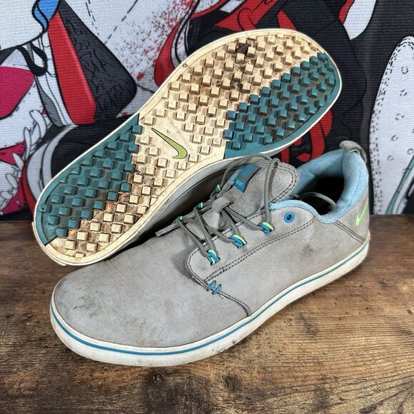 Size 7.5 - Nike Lunar Adapt Duet Sport Golf Gray Green White Womens 652527-300 - Picture 1 of 7